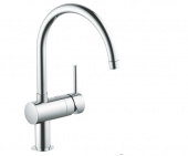Смеситель для кухни GROHE Minta с выдвижным C-изливом и ограничением расхода воды, 3291800E — фото, характеристики, купить в NOVOCHERKASSK-CLIMBO