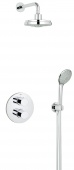 Термостат для душа GROHE Grohtherm 3000 Cosmopolitan с душевым гарнитуром (со встраиваемым механизмом), 34399000 — фото, характеристики, купить в NOVOCHERKASSK-CLIMBO