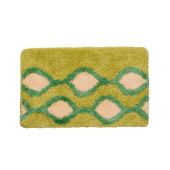 Коврик для ванной комнаты, 50*80 см, акрил, Curved Lines, green, IDDIS, 402A580I12 — фото, характеристики, купить в NOVOCHERKASSK-CLIMBO