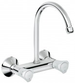 Смеситель для кухни GROHE Costa L, настенный с высоким изливом, 31191001 — фото, характеристики, купить в NOVOCHERKASSK-CLIMBO