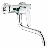 Смеситель для кухни GROHE Eurodisc Cosmopolitan, настенный с низким изливом, 33772002 — фото, характеристики, купить в NOVOCHERKASSK-CLIMBO