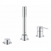 Смеситель для ванны GROHE Lineare New на 3 отверстия, хром (19965001) — фото, характеристики, купить в NOVOCHERKASSK-CLIMBO