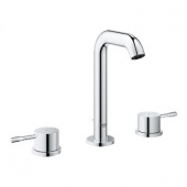 Смеситель для раковины GROHE Essence+  с донным клапаном и низким изливом, 20296001 — фото, характеристики, купить в NOVOCHERKASSK-CLIMBO