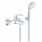Смеситель для ванны GROHE Eurosmart New с душевым набором, хром (3330220A) — фото, характеристики, купить в NOVOCHERKASSK-CLIMBO
