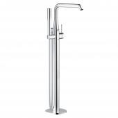 Смеситель для ванны GROHE Essence+ с душевым гарнитуром, свободностоящий, 23491001 — фото, характеристики, купить в NOVOCHERKASSK-CLIMBO