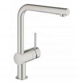 Смеситель для кухни GROHE Minta, суперсталь (30274DC0) — фото, характеристики, купить в NOVOCHERKASSK-CLIMBO