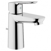 Смеситель для раковины GROHE BauEdge с донным клапаном, 23328000 — фото, характеристики, купить в NOVOCHERKASSK-CLIMBO