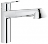 Смеситель для кухни GROHE Eurodisc Cosmopolitan с выдвижной лейкой, 32257002 — фото, характеристики, купить в NOVOCHERKASSK-CLIMBO