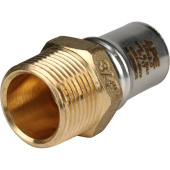 STOUT Переходник с наружной резьбой 3/4"х20 для металлопластиковых труб прессовой — фото, характеристики, купить в NOVOCHERKASSK-CLIMBO