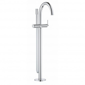 Смеситель для ванны GROHE Atrio New с душевым гарнитуром, верхняя монтажная часть, напольный монтаж, хром (32653003) — фото, характеристики, купить в NOVOCHERKASSK-CLIMBO