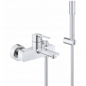 Смеситель для ванны GROHE Lineare New с душевым гарнитуром, хром (33850001) — фото, характеристики, купить в NOVOCHERKASSK-CLIMBO