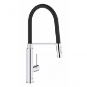 Смеситель для кухни GROHE Concetto с профессиональной лейкой, хром/черный (31491000) — фото, характеристики, купить в NOVOCHERKASSK-CLIMBO