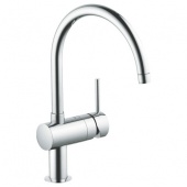 Смеситель для кухни GROHE Minta с выдвижным C-изливом, 32918DC0 — фото, характеристики, купить в NOVOCHERKASSK-CLIMBO