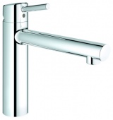 Смеситель для кухни GROHE Concetto со средним изливом для монтажа перед окном, 31210001 — фото, характеристики, купить в NOVOCHERKASSK-CLIMBO