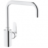 Смеситель для кухни GROHE Eurodisc Cosmopolitan с высоким изливом, 32259002 — фото, характеристики, купить в NOVOCHERKASSK-CLIMBO