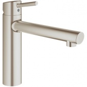 Смеситель для кухни GROHE Concetto со средним изливом, 31128DC1 — фото, характеристики, купить в NOVOCHERKASSK-CLIMBO