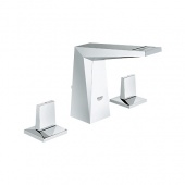 Смеситель для раковины GROHE Allure Brilliant с донным клапаном (низкий излив), 20342000 — фото, характеристики, купить в NOVOCHERKASSK-CLIMBO