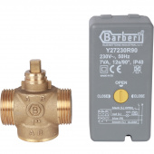 STOUT Компактный 2-Ходовой зональный клапан, сервопривод 230V, с кабелем 1м., НР 1" — фото, характеристики, купить в NOVOCHERKASSK-CLIMBO