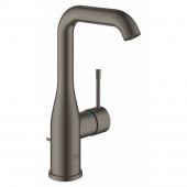 Смеситель для раковины GROHE Essence New с донным клапаном, L-Size, темный графит матовый (32628AL1) — фото, характеристики, купить в NOVOCHERKASSK-CLIMBO