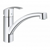Смеситель для кухни GROHE Eurosmart new с низким изливом и ограничением расхода воды, хром (3328120E) — фото, характеристики, купить в NOVOCHERKASSK-CLIMBO