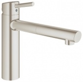 Смеситель для кухни GROHE Concetto с выдвижным изливом, 31129DC1 — фото, характеристики, купить в NOVOCHERKASSK-CLIMBO