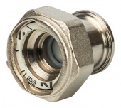 STOUT Разъемное соединение с плоским уплотнением, никелированное 3/4 (SDG-0019-010020) — фото, характеристики, купить в NOVOCHERKASSK-CLIMBO