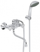 Смеситель для ванны GROHE Costa S с душевым гарнитуром, 26792001 — фото, характеристики, купить в NOVOCHERKASSK-CLIMBO