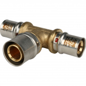 STOUT Тройник переходной 20х26х20 для металлопластиковых труб прессовой (SFP-0005-202620) — фото, характеристики, купить в NOVOCHERKASSK-CLIMBO