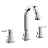 Смеситель для раковины GROHE Grandera с донным клапаном и высоким изливом, 20389000 — фото, характеристики, купить в NOVOCHERKASSK-CLIMBO