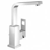 Смеситель для раковины GROHE Eurocube с донным клапаном, высоким изливом и ограничением расхода воды, 2313500E — фото, характеристики, купить в NOVOCHERKASSK-CLIMBO