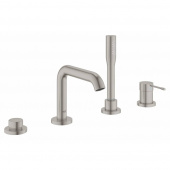 Смеситель GROHE Essence New для ванны на 4 отверстия, суперсталь (19578DC1) — фото, характеристики, купить в NOVOCHERKASSK-CLIMBO