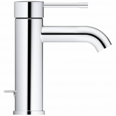 Смеситель для раковины GROHE Essence+ с низким изливом и донным клапаном, хром (23589001) — фото, характеристики, купить в NOVOCHERKASSK-CLIMBO