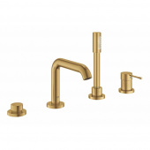 Смеситель для ванны GROHE Essence New с душевым гарнитуром и изливом, холодный рассвет матовый (19578GN1) — фото, характеристики, купить в NOVOCHERKASSK-CLIMBO