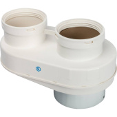 STOUT Элемент дымохода DN80/80 адаптер для подкл. разд. труб (совместимый Vaillant,Ptotherm New ) PP-Ryton — фото, характеристики, купить в NOVOCHERKASSK-CLIMBO