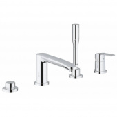 Смеситель для ванны на 4 отверстия GROHE Eurostyle Cosmopolitan с ручным душем и переключателем, хром (23048003) — фото, характеристики, купить в NOVOCHERKASSK-CLIMBO