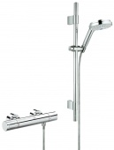 Термостат для душа GROHE Grohtherm 3000 Cosmopolitan с душевым гарнитуром, 34275000 — фото, характеристики, купить в NOVOCHERKASSK-CLIMBO