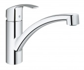 Смеситель для кухни GROHE Eurosmart с низким изливом и энергосберегающим картриджем, 30260002 — фото, характеристики, купить в NOVOCHERKASSK-CLIMBO