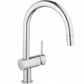Смеситель для кухни GROHE Minta с C-изливом/лейкой, 32321000 — фото, характеристики, купить в NOVOCHERKASSK-CLIMBO
