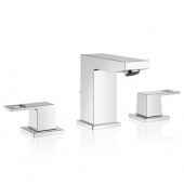 Смеситель для раковины GROHE Eurocube с донным клапаном, 20351000 — фото, характеристики, купить в NOVOCHERKASSK-CLIMBO