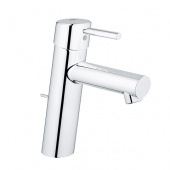 Смеситель для раковины GROHE Concetto с донным клапаном, средний излив, 23450001 — фото, характеристики, купить в NOVOCHERKASSK-CLIMBO