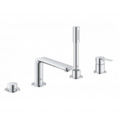 Смеситель для ванны GROHE Lineare New на 4 отверстия с душевым гарнитуром, хром (19577001) — фото, характеристики, купить в NOVOCHERKASSK-CLIMBO