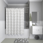 B07P118i11 Штора для ванной комнаты, коллекция Basic — фото, характеристики, купить в NOVOCHERKASSK-CLIMBO