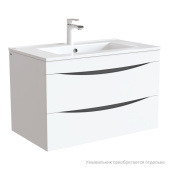 Тумба подвесная, белая, 80 см, Cloud,  IDDIS, CLO80W0i95. Подходит умывальник: 0138000i28 — фото, характеристики, купить в NOVOCHERKASSK-CLIMBO