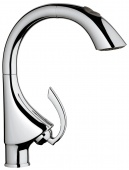Смеситель для кухни GROHE K4 с выдвижным изливом/лейкой, 33782000 — фото, характеристики, купить в NOVOCHERKASSK-CLIMBO