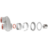 RCA-8080-250002 Адаптер моноблочный универсальный для перехода на двухтрубную систему 80/80 — фото, характеристики, купить в NOVOCHERKASSK-CLIMBO