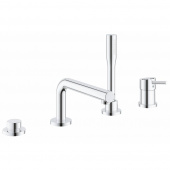 Смеситель для ванны GROHE Concetto New на 4 отверстия с ручным душем и переключателем, хром (19576002) — фото, характеристики, купить в NOVOCHERKASSK-CLIMBO