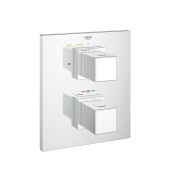 Термостат для ванны GROHE Grohtherm Cube с переключателем (верхняя монтажная часть), 19958000 — фото, характеристики, купить в NOVOCHERKASSK-CLIMBO