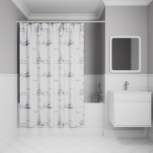 Штора для ванной, 200x180 см, Полиэстер, IDDIS, BO02P18i11 — фото, характеристики, купить в NOVOCHERKASSK-CLIMBO