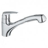 Смеситель для кухни GROHE Eurodisc с выдвижным изливом, 32257001 — фото, характеристики, купить в NOVOCHERKASSK-CLIMBO