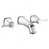 Смеситель для раковины GROHE Grandera (верхняя монтажная часть, вынос 177 мм), 20414000 — фото, характеристики, купить в NOVOCHERKASSK-CLIMBO